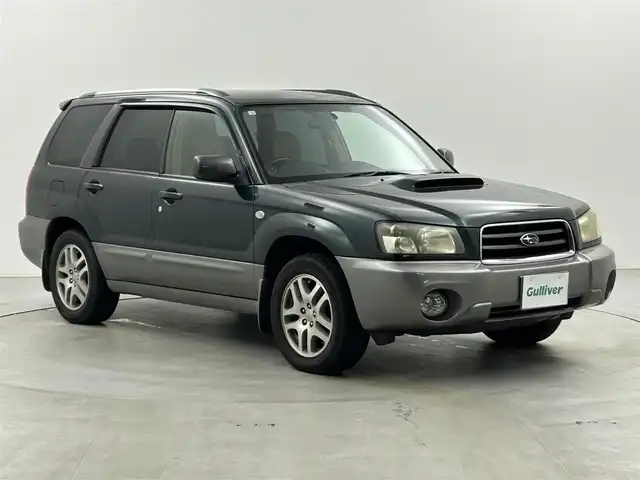 スバル フォレスター XT LLビーンエディション 栃木県 2004(平16)年 7.5万km ナチュラルグリーンメタリック/カーボングレーメタリック 社外ナビ/TV/CD/シートヒーター/ETC