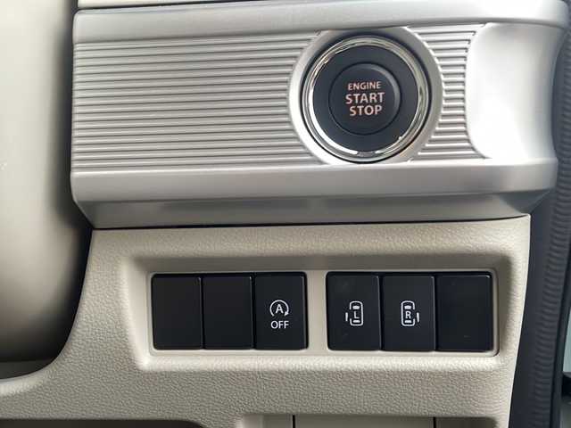 スズキ スペーシア HYBRID X 秋田県 2019(平31)年 2.1万km オフブルーメタリック/ホワイト2トーン ワンオーナー/４WD/SDナビ/CD　DVD　BT　ラジオ　DTV　SD/全方位カメラ/両側パワースライドドア/ETC/エンジンスターター/スペアキー/レーダーブレーキサポート/レーンディパーチャアラート/運転席＆助手席シートヒーター/スマートキー/プッシュスタート/スペアキー/オートライト/アイドリングストップ/横滑り防止装置/保証書/取扱説明書