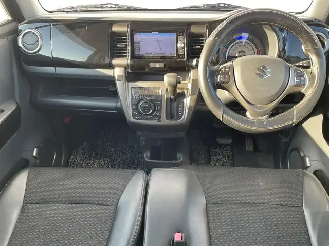 スズキ ハスラー Jスタイル Ⅱ ターボ 福岡県 2016(平28)年 4.8万km クールカーキPM デュアルカメラブレーキサポート/衝突軽減/レーンアシスト/社外ナビ（ＡＶＩＣ－ＲＷ９９ＺＳ）/フルセグTV/CD/DVD/SD/BT/AM/FM/クルーズコントロール/前席シートヒーター/パドルシフト/ビルトインＥＴＣ/純正アルミ