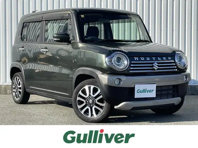 スズキ ハスラー Jスタイル Ⅱ ターボ 福岡県 2016(平28)年 4.8万km クールカーキPM デュアルカメラブレーキサポート/衝突軽減/レーンアシスト/社外ナビ（ＡＶＩＣ－ＲＷ９９ＺＳ）/フルセグTV/CD/DVD/SD/BT/AM/FM/クルーズコントロール/前席シートヒーター/パドルシフト/ビルトインＥＴＣ/純正アルミ