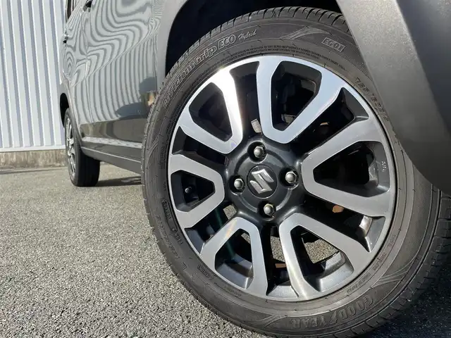 スズキ ハスラー Jスタイル Ⅱ ターボ 福岡県 2016(平28)年 4.8万km クールカーキPM デュアルカメラブレーキサポート/衝突軽減/レーンアシスト/社外ナビ（ＡＶＩＣ－ＲＷ９９ＺＳ）/フルセグTV/CD/DVD/SD/BT/AM/FM/クルーズコントロール/前席シートヒーター/パドルシフト/ビルトインＥＴＣ/純正アルミ