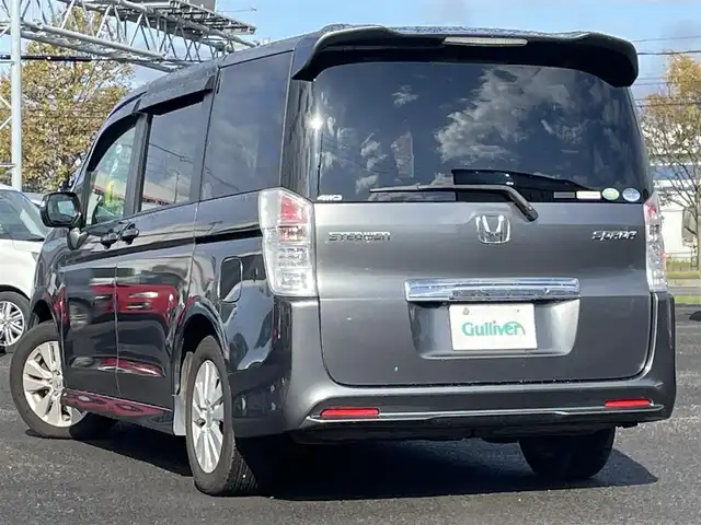 ホンダ ステップワゴン スパーダ Z 道央・札幌 2011(平23)年 14.3万km ポリッシュドメタルメタリック ４WD/ワンオーナー/寒冷地仕様/純正HDDナビ/AM/FM/DVD/CD/ワンセグ/純正フリップダウンモニター/横滑り防止装置/バックカメラ/ビルトインETC/ワイパーデアイサー/ECON/両側パワースライドドア/革巻きステアリング/ステアリングリモコン/パドルシフト/MTモード付AT/スマートキー/ハロゲンヘッドライト/オートライト/フォグランプ/電動格納ミラー/ヒーテッドドアミラー/ウィンカーミラー/純正フロアマット/ドアバイザー/スペアキー/社外エンジンスターター/社外AW付冬タイヤ積込/205/65/R15/2022年/山7mm