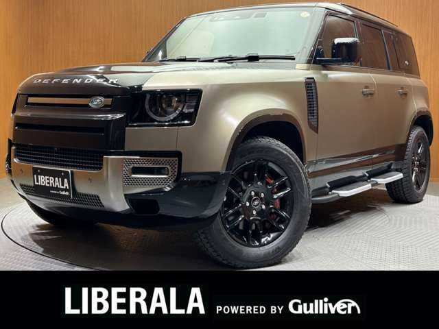 ランドローバー ランドローバー ディフェンダー 110X 千葉県 2022(令4)年 4万km 茶 スライディングパノラミックルーフ　/マトリクスＬＥＤヘッドライト　/コンビレザーシート　/コールドクライメートパック　/３６０°カメラ　/サイドステップ　/エアサスペンション　/ＡＣＣ　/ＨＵＤ　/シートヒーター