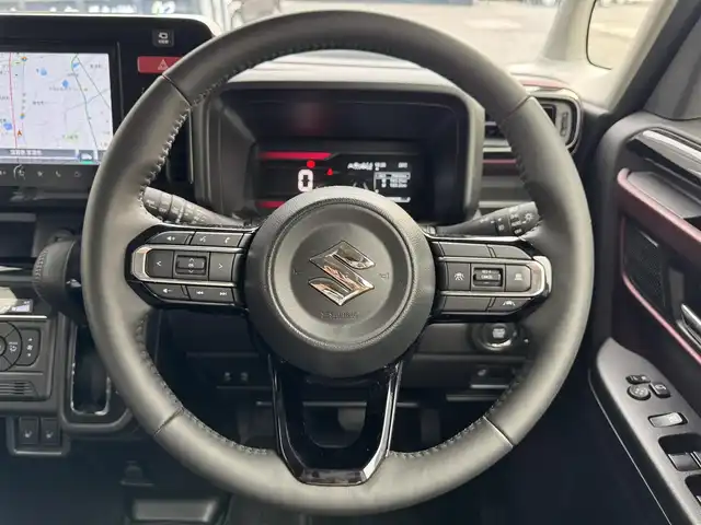 スズキ スペーシア カスタム HYBRID XS 滋賀県 2024(令6)年 0.8万km ブルーイッシュブラックパール3 純正ナビ/全方位カメラ/両側パワースライドドア/LEDヘッドライト/クルーズコントロール/レーンキープアシスト/純正15AW/ハーフレザーシート/シートヒーター/ハンドルヒーター/革巻きステアリング/ETC/プッシュスタート/スマートキー