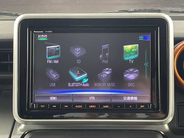 スズキ スペーシア ギア HYBRID XZ 愛知県 2020(令2)年 2.5万km ブルーイッシュブラックパール3 純8インチ正ナビ/（Bluetooth・フルセグテレビ・CD・DVD・AM/FM）/バックカメラ/ETC/ドライブレコーダー前後/両側パワースライドドア/衝突軽減システム/ルーフレール/クリアランスソナー/コーナーセンサー/純正14インチアルミホイール/純正LEDヘッドライト/スペアキー・プッシュスタート/アイドリングストップ