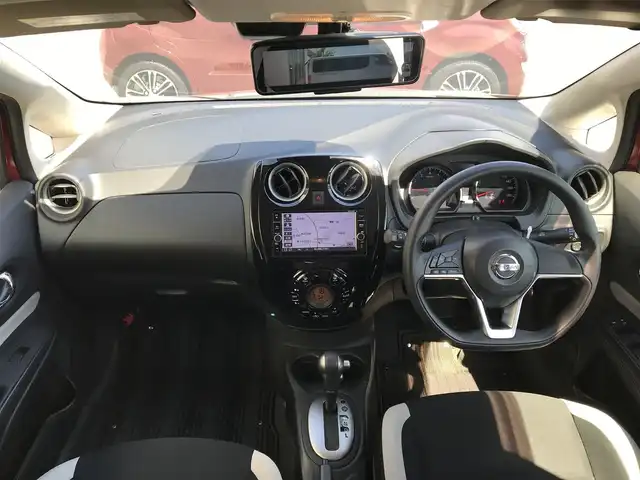 日産 ノート X FOUR 石川県 2018(平30)年 3.5万km ガーネットレッド 4WD/夏タイヤ積込み/純正ナビ/フルセグTV/Bluetooth/全周囲カメラ/ドライブレコーダー/デジタルインナーミラー/衝突被害軽減ブレーキ/コーナーセンサー/レーンキープアシスト/プッシュスタート/スマートキー/スペアキー１本/ステアリングスイッチ/LEDヘッドライト/オートライト/ETC