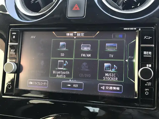 日産 ノート X FOUR 石川県 2018(平30)年 3.5万km ガーネットレッド 4WD/夏タイヤ積込み/純正ナビ/フルセグTV/Bluetooth/全周囲カメラ/ドライブレコーダー/デジタルインナーミラー/衝突被害軽減ブレーキ/コーナーセンサー/レーンキープアシスト/プッシュスタート/スマートキー/スペアキー１本/ステアリングスイッチ/LEDヘッドライト/オートライト/ETC