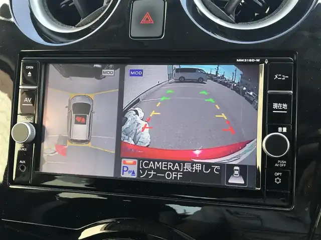 日産 ノート X FOUR 石川県 2018(平30)年 3.5万km ガーネットレッド 4WD/夏タイヤ積込み/純正ナビ/フルセグTV/Bluetooth/全周囲カメラ/ドライブレコーダー/デジタルインナーミラー/衝突被害軽減ブレーキ/コーナーセンサー/レーンキープアシスト/プッシュスタート/スマートキー/スペアキー１本/ステアリングスイッチ/LEDヘッドライト/オートライト/ETC