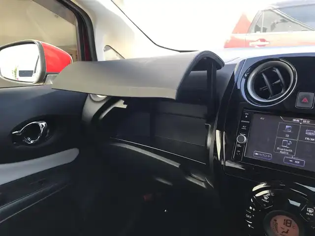 日産 ノート X FOUR 石川県 2018(平30)年 3.5万km ガーネットレッド 4WD/夏タイヤ積込み/純正ナビ/フルセグTV/Bluetooth/全周囲カメラ/ドライブレコーダー/デジタルインナーミラー/衝突被害軽減ブレーキ/コーナーセンサー/レーンキープアシスト/プッシュスタート/スマートキー/スペアキー１本/ステアリングスイッチ/LEDヘッドライト/オートライト/ETC