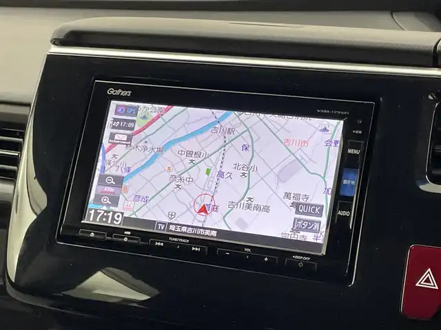 ホンダ ステップワゴン スパーダ ホンダセンシング 神奈川県 2017(平29)年 7.6万km プレミアムスパークルブラックパール 純正ナビ　フリップダウンモニター　バックカメラ　ビルトインＥＴＣ　アダクティブクルーズコントロール　両側パワースライドドア　純正アルミホイール　オートライト　ＬＥＤヘッドライト　地デジフルセグ