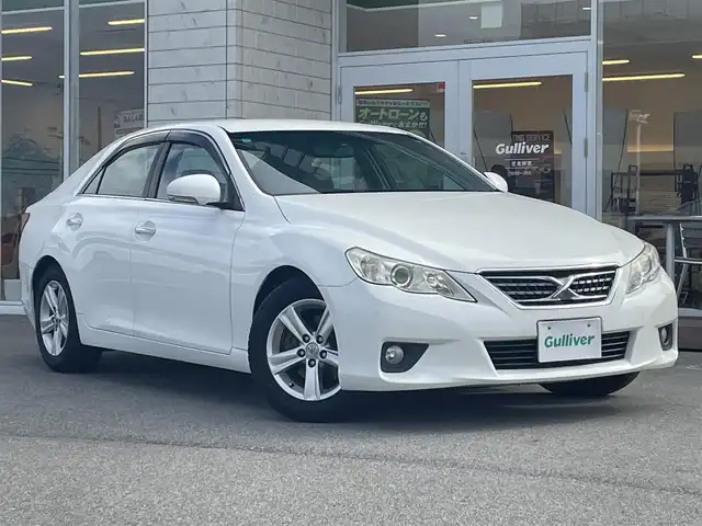 トヨタ マークＸ 250G リラックスセレクション 兵庫県 2010(平22)年 5.8万km ホワイトパールクリスタルシャイン 純正SDナビ/フルセグ/Bluetooth/CD/DVD/AUX/バックカメラ/ステアリングリモコン/革巻ステアリング/パワーシート/フォグランプ/カーテンエアバッグ/ETC/純正アルミホイール/スイッチスタート