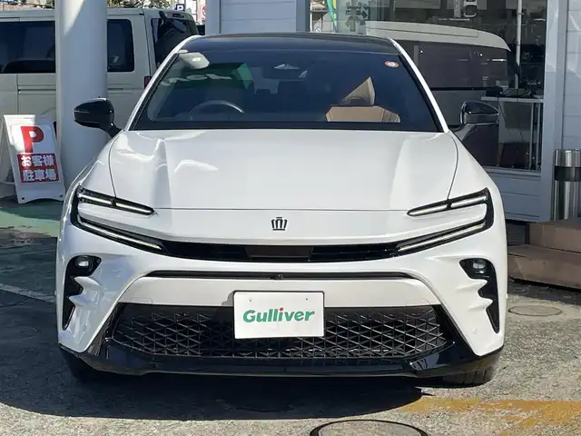 トヨタ クラウン スポーツ Z 神奈川県 2024(令6)年 1.3万km プレシャスホワイトパール 純正122.3インチディスプレイオーディオ/　（コネクティッドナビ・Bluetooth）/フルセグTV/パノラマルーフ/サンドブラウン本革シート/前席パワーシート/前席シートヒーター/エアシート/ステアリングヒーター/トヨタセーフティセンス/トヨタチームメイト/パノラミックビューモニター/デジタルインナーミラー/レーダークルーズコントロール/ブラインドスポットモニター/ヘッドアップディスプレイ/縦置き置くだけ充電/パワーバックドア/ビルトインETC2.0/スマートキー×2/保証書/取扱説明書