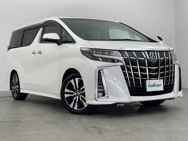 トヨタ アルファード S Cパッケージ 鳥取県 2019(令1)年 5.6万km ホワイトパールクリスタルシャイン サンルーフ/衝突軽減ブレーキ/レーンキープアシスト/レーダークルーズコントロール/クリアランスソナー/純正10型ナビ/純正フリップダウンモニター/両側パワースライドドア/パワーバックドア/デジタルインナーミラー/ETC
