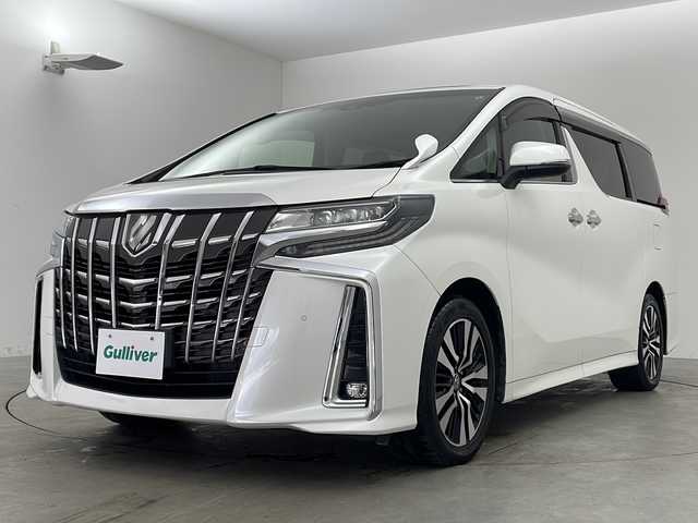 トヨタ アルファード S Cパッケージ 鳥取県 2019(令1)年 5.6万km ホワイトパールクリスタルシャイン サンルーフ/衝突軽減ブレーキ/レーンキープアシスト/レーダークルーズコントロール/クリアランスソナー/純正10型ナビ/純正フリップダウンモニター/両側パワースライドドア/パワーバックドア/デジタルインナーミラー/ETC