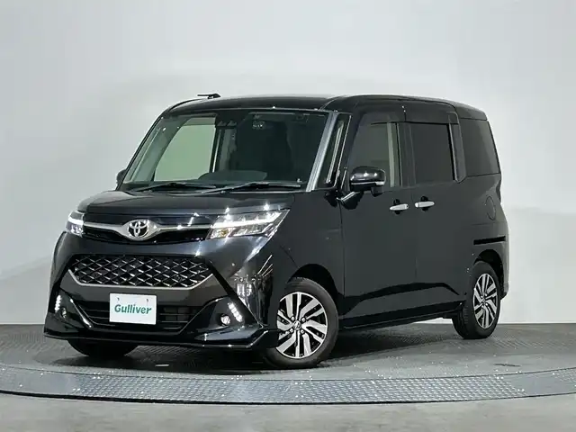 トヨタ タンク カスタムG 愛媛県 2020(令2)年 2.5万km ブラックマイカメタリック 純正9インチモニターナビ/フルセグ/CD/DVD/BT/バックカメラ/両側パワースライドドア/スマートアシストIII/・衝突被害軽減ブレーキ/・車線逸脱警報/・誤発進抑制機能/・先行車発進告知/・対人/対車衝突警報機能/・オートマチックハイビーム/・クルーズコントロール/LEDオートヘッドライト/前方ドライブレコーダー(TZ-D102)/ビルトインETC/純正14インチアルミホイール/ステアリングリモコン/ドアバイザー/取扱説明書/保証書/禁煙車　
