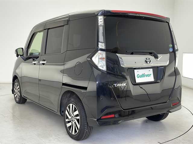 トヨタ タンク カスタムG 千葉県 2020(令2)年 2.5万km ブラックマイカメタリック 純正9インチナビ/AM/FM/CD/DVD/BT/フルセグ/バックカメラ/両側パワースライドドア/スマートアシストIII/・衝突被害軽減ブレーキ/・車線逸脱警報/・誤発進抑制機能/・先行車発進告知/・対人/対車衝突警報機能/・オートマチックハイビーム/・クルーズコントロール/LEDヘッドライト/前方ドライブレコーダー(TZ-D102)/ビルトインETC/純正14インチアルミホイール/ステアリングリモコン/ドアバイザー/取扱説明書/保証書/禁煙車　