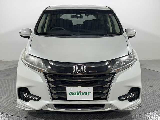ホンダ オデッセイ アブソルート ホンダセンシング 広島県 2020(令2)年 3.4万km プラチナホワイトパール 純正8型ナビ/・フルセグTV/・Bluetooth/・CD/DVD/後席モニター/両側電動スライドドア/ホンダセンシング/・衝突軽減ブレーキ/・レーンキープアシスト/・アダプティブクルーズコントロール/ハーフレザーシート/バックカメラ/ETC/ドラレコ/HDMI/パワーシート/LEDヘッドライト