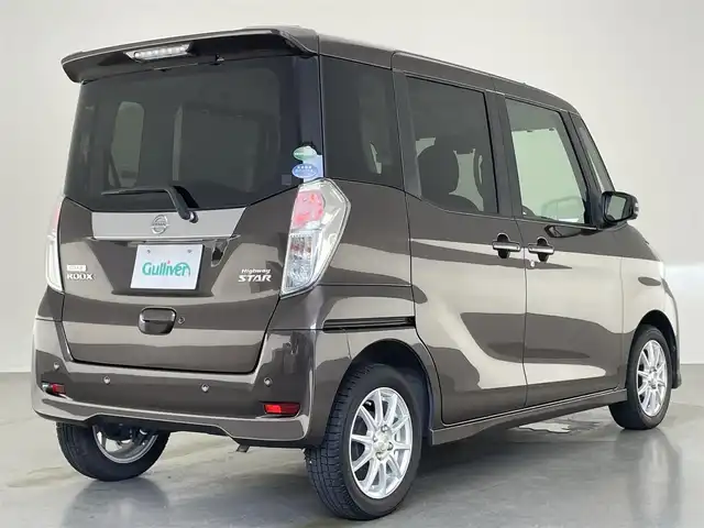 日産 デイズ ルークス ハイウェイスターX Gパッケージ 愛知県 2018(平30)年 4万km アッシュブラウンM 純正ナビ　フルセグＴＶ　Ｂｌｕｅｔｏｏｔｈ　全方位カメラ　両側パワースライドドア　エマージェンシーブレーキ　衝突軽減　車線逸脱　コーナーセンサー　ドライブレコーダー　ＬＥＤオートライト　フォグ　禁煙車