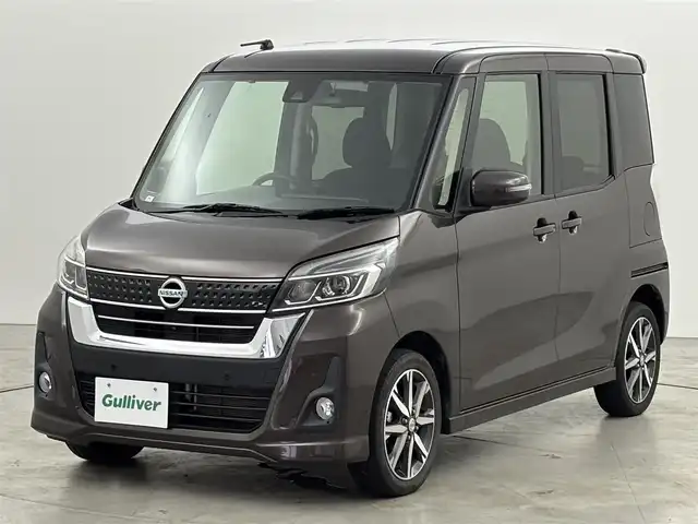 日産 デイズ ルークス ハイウェイスターX Gパッケージ 福岡県 2018(平30)年 4.1万km アッシュブラウンM 純正ナビ／フルセグＴＶ／ＢＴ　/全方位カメラ　/ドライブレコーダー　/デジタルルームミラー　/両側パワースライドドア　/衝突被害軽減システム　/レーンキープ　/コーナーセンサー　/横滑り防止　/アイドリングストップ