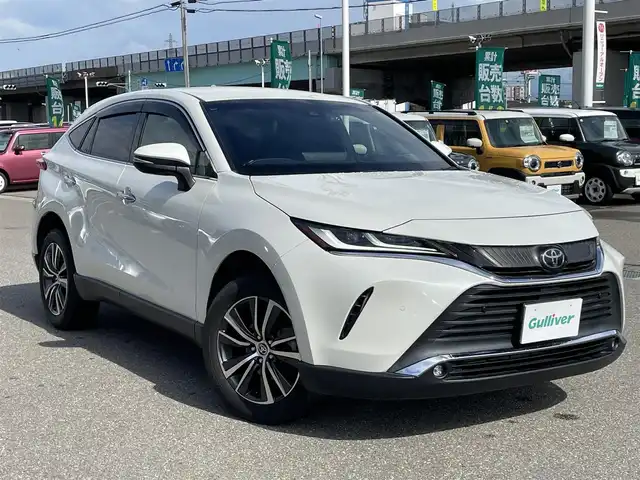 トヨタ ハリアー G 石川県 2020(令2)年 4.2万km ホワイトパールクリスタルシャイン ワンオーナー/純正ディスプレイオーディオ/バックカメラ/フルセグTV/LEDヘッドライト/ビルトインETC/パワーバックドア/トヨタセーフティセンス/レーダークルーズ/ドライブレコーダー/デジタルミラー/スマートキー/プッシュスタート/電動ミラー/保証書