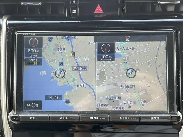 トヨタ ハリアー プレミアム 長崎県 2017(平29)年 2.9万km ダークレッドマイカメタリック 〇ワンオーナー/〇純正９インチナビ/〇フルセグTV/〇パワーバックドア/〇プリクラッシュセーフティシステム/〇バックカメラ/〇ETC/〇クルーズコントロール/〇コーナーセンサー/〇レーンディバーチャアラート/〇LEDヘッドランプ/〇LEDフロントフォグランプ/〇オートマチックハイビーム/〇革巻きコンビステアリングホイール/〇ナノイー付左右独立温度コントロールエアコン/〇ブラック合皮/ファブリックコンビシート/パワーシート/〇スマートエントリー/スタートシステム/〇純正18インチ7本ツインスポークアルミホイール/〇ブラックリアスポイラー/〇スマートエントリー/スタートシステム/〇禁煙車