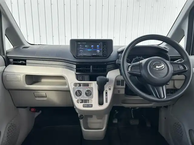 ダイハツ ムーヴ L SAⅡ 熊本県 2016(平28)年 6.3万km ブライトシルバーメタリック 社外ナビ/・AM/FM/CD/DVD/BT/SD/・フルセグTV/スマートアシストII/・衝突警報機能/・車線逸脱警報機能/・先行車発進お知らせ機能/・誤発進抑制機能/パワーモードスイッチ/電動格納ミラー/ヘッドライトレベライザー/ドアバイザー/社外フロアマット