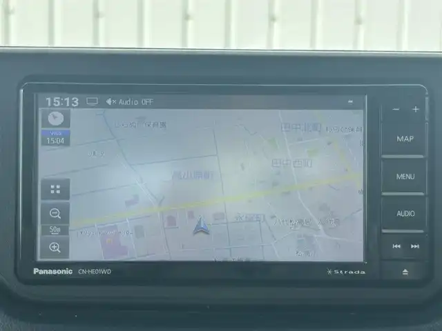 ダイハツ ムーヴ L SAⅡ 熊本県 2016(平28)年 6.3万km ブライトシルバーメタリック 社外ナビ/・AM/FM/CD/DVD/BT/SD/・フルセグTV/スマートアシストII/・衝突警報機能/・車線逸脱警報機能/・先行車発進お知らせ機能/・誤発進抑制機能/パワーモードスイッチ/電動格納ミラー/ヘッドライトレベライザー/ドアバイザー/社外フロアマット