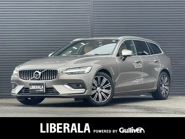 ボルボ Ｖ６０ B5 インスクリプション 山梨県 2021(令3)年 2.1万km ぺブルグレー 茶革 /harman/kardon /HUD /ACC /BLIS /LKA /インテリセーフ /360°カメラ /前後コーナーセンサー /純正メモリナビ /フルセグ /AppleC /AndroidA /Bluetooth /ワイヤレスC  /シートH /ベンチL /パワーシート /電動テールゲート /LED /ETC