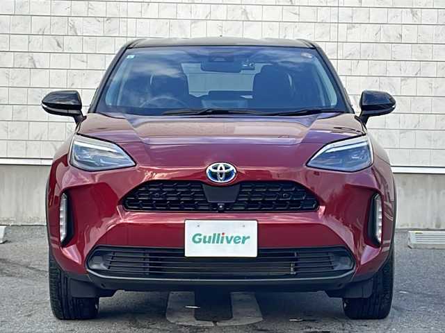 トヨタ ヤリスクロス ハイブリッド Z 山形県 2021(令3)年 3万km ブラックマイカ/センシュアルレッドマイカ ワンオーナー/禁煙車/トヨタセーフティセンス/・プリクラッシュセーフティ/・レーントレーシングアシスト/・レーンディパーチャーアラート/・レーダークルーズコントロール/・オートマチックハイビーム/・ロードサインアシスト/純正8インチディスプレイオーディオ/(フルセグ/BT/AM/FM/Miracast/Apple Carplay)/全周囲カメラ/ビルトインETC/ドライブレコーダー/前席シートヒーター/ハーフレザーシート/パワーシート/前後ドライブレコーダー/100V充電/コーナーセンサー/パワーバックドア/電動パーキングブレーキ/オートホールド/18インチ純正アルミ/スペアキー/プッシュスタート/社外冬タイヤ車載