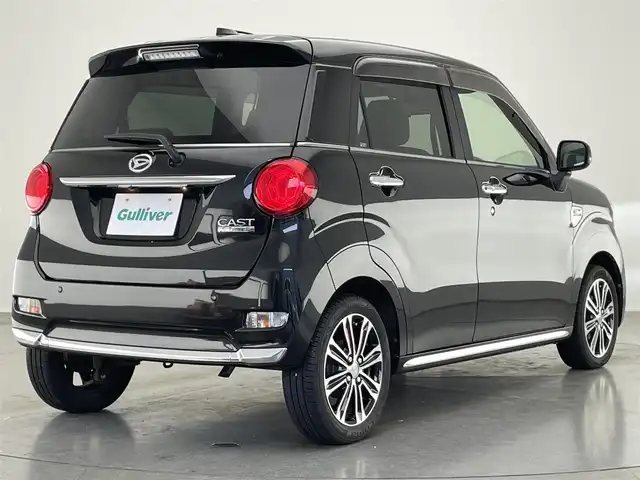 ダイハツ キャスト スタイル G ターボ VS SAⅢ 愛知県 2020(令2)年 6.6万km ブラックマイカメタリック 純正ナビ　全方位カメラ　スマアシIII　禁煙　フルセグ　ＤＶＤ　シートヒーター　ＥＴＣ　前方ドラレコ　ＬＥＤライト　フォグ　衝突軽減　車線逸脱　オートハイビーム　USB　アイドリングストップ　純正マット　スマートキー　プッシュスタート