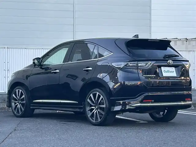 トヨタ ハリアー エレガンス 群馬県 2014(平26)年 12万km スパークリングブラックパールクリスタルシャイン モデリスタエアロ/純正SDナビゲーション/（CD/DVD/SD/BT/フルセグTV）/バックカメラ/ビルトインETC/サンルーフ/ハーフレザーシート/前後ドライブレコーダー/D席パワーシート/ステアリングスイッチ/LEDヘッドライト/フォグライト/電格ミラー/純正フロアマット/社外20インチアルミホイール