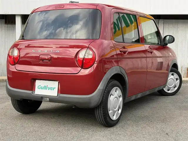 スズキ ラパン G 三重県 2017(平29)年 3.8万km フェニックスレッドパール ♪走行37346Km/♪車検 令和8年11月10日迄/♪マニュアルモード/レーダーブレーキサポート/スマートキー/プッシュスタート/社外ナビ/・フルセグ・SD録音/・CD・DVD再生/・Bluetoothオーディオ/ヘッドライトレベライザー/プライバシーガラス/フロアマット