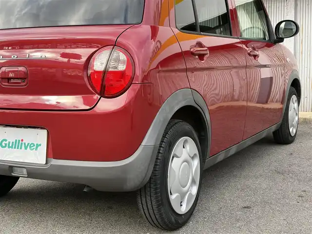 スズキ ラパン G 三重県 2017(平29)年 3.8万km フェニックスレッドパール ♪走行37346Km/♪車検 令和8年11月10日迄/♪マニュアルモード/レーダーブレーキサポート/スマートキー/プッシュスタート/社外ナビ/・フルセグ・SD録音/・CD・DVD再生/・Bluetoothオーディオ/ヘッドライトレベライザー/プライバシーガラス/フロアマット