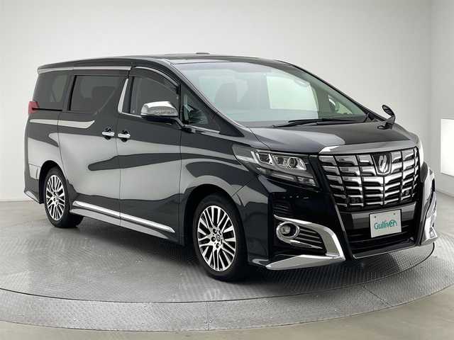 トヨタ アルファード S Cパッケージ 兵庫県 2016(平28)年 3.7万km ブラック ALPINE8インチナビ/（CD/DVD/AUX/MSV/Bluetooth/フルセグTV）/・X8V/バックカメラ/ツインムーンルーフ/レーダークルーズコントロール/プリクラッシュセーフティー/PKSB/電子パーキング/AUTO HOLD/クリアランスソナー/コーナーセンサー（前後）/横滑り防止装置/カーテンエアバッグ/ISOFIX/ALPINE10.1型フリップダウンモニター/パワーバックドア/両側パワースライドドア/ハーフレザーシート/D席メモリ付パワーシート/ステアリングヒーター/LEDフォグランプ/LEDヘッドライト/オートライト/ビルトインETC/前方ドライブレコーダー/スマートキー/純正フロアマット/ドアバイザー