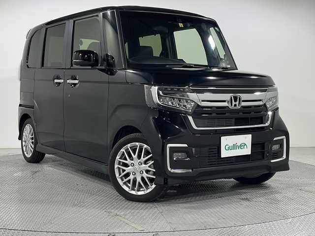 ホンダ Ｎ ＢＯＸ カスタム L ターボ 広島県 2022(令4)年 1.2万km クリスタルブラックパール 純正ナビ/両側パワースライドドア/バックカメラ/ハーフレザーシート/シートヒーター/パドルシフト/ホンダセンシング/・衝突軽減ブレーキ/・レーンキープアシスト/・アダプティブクルーズコントロール/・オートハイビーム/・誤発進抑制機能/LEDヘッドランプ/純正15インチAW/ETC/ドライブレコーダー