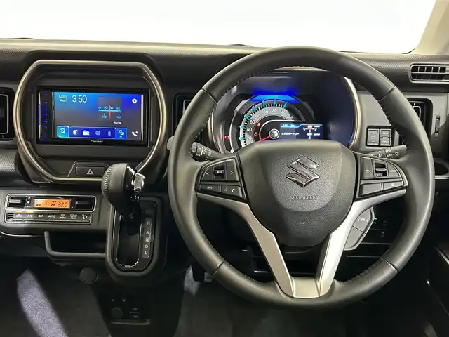 スズキ ハスラー Jスタイル Ⅱ 愛媛県 2024(令6)年 0.7万km シフォンアイボリーメタリック/ウッディブラウン2トーンルーフ ・スズキセーフティサポート/・ディスプレイオーディオ(PVH-9300DVSZS)/・D／N席シートヒーター /・純正15インチアルミホイール/・ステアリングリモコン/・Pスタート/・LEDヘッドライト/・スペアキー/・保証書