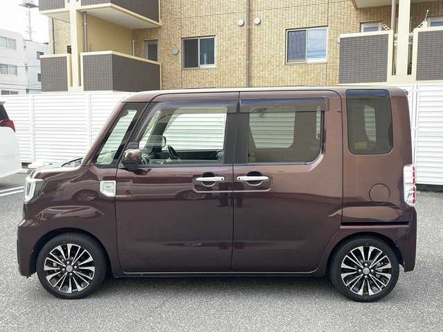 ダイハツ ウェイク G ターボ　レジャーエディション SA Ⅱ 広島県 2016(平28)年 6.8万km プラムブラウンクリスタルマイカ /登録時走行距離/　　　　　　　68091キロ/ワンオーナー/アイドリングストップ/ターボ/社外ナビ/バックカメラ/地デジ/両側パワースライドドア/スペアキー×１/ETC/新車時整備手帳/　　【保証書】/取扱説明書/