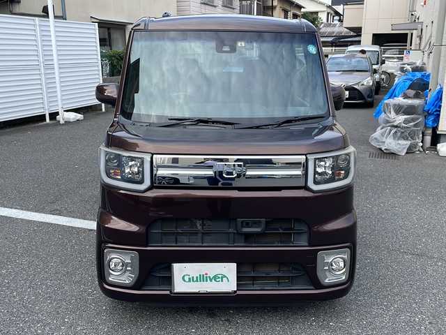 ダイハツ ウェイク G ターボ　レジャーエディション SA Ⅱ 広島県 2016(平28)年 6.8万km プラムブラウンクリスタルマイカ /登録時走行距離/　　　　　　　68091キロ/ワンオーナー/アイドリングストップ/ターボ/社外ナビ/バックカメラ/地デジ/両側パワースライドドア/スペアキー×１/ETC/新車時整備手帳/　　【保証書】/取扱説明書/