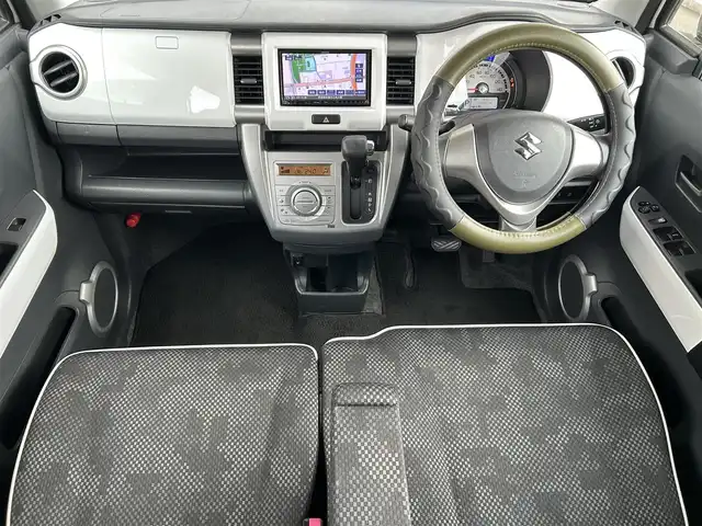 スズキ ハスラー G 奈良県 2017(平29)年 6.2万km クリスタルホワイトP シートヒーター（D/H）/前方ドラレコ/横滑り防止/衝突軽減/アイドリングストップ/純正フロアマット/スマートボタン/社外ナビバックカメラ