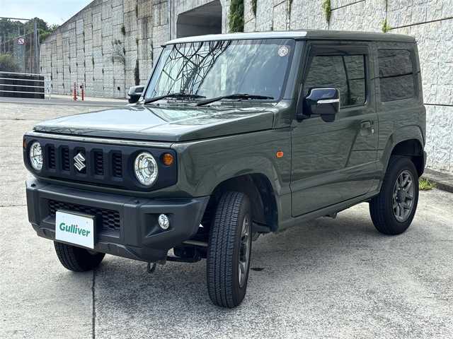 スズキ ジムニー XC 長崎県 2020(令2)年 2.6万km ジャングルグリーン 社外メモリナビ/(CD/DVD/BT/フルセグ)/衝突軽減ブレーキ/シートヒーター/スマートキー/プッシュスタート/オートライト/純正16インチAW/ETC