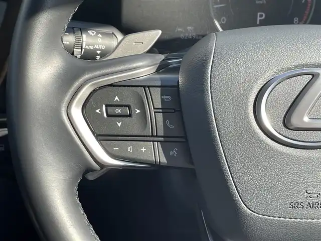 レクサス ＮＸ 250 愛知県 2023(令5)年 0.7万km グラファイトブラックガラスフレーク 〇純正9.8インチナビ/〇フルセグTV/〇ハンズフリーパワーバックドア/〇バックカメラ/〇ビルトインETC2.0/〇レーダークルーズコントロール/〇コーナーセンサー/〇セーフティシステムプラス/〇ブラインドスポットモニター/パーキングサポートブレーキ/〇LEDヘッドランプ/〇LEDフロントフォグランプ/〇革巻きステアリングホイール/パドルシフト/〇合皮シート/〇パワーシート/〇スマートエントリー/スタートシステム/〇左右独立温度調整オートエアコン/ナノイーX/〇デジタルインナーミラー/〇純正オプション20インチアルミホイール/〇モデリスタエアロ(F・R)/〇禁煙車