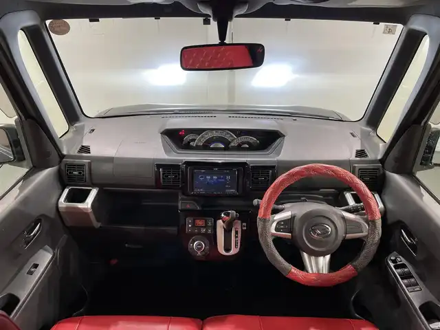 ダイハツ ウェイク X SA 愛知県 2015(平27)年 7.7万km ブラックマイカメタリック 社外メモリナビ（AVN-Z04i）/・AM/FM/CD/DVD/Bluetooth/・フルセグテレビ/衝突軽減ブレーキ/片側パワースライド/ETC/LEDヘッドライト/純正14インチアルミホイル/オートエアコン/オートライト/プッシュスタートボタン/スマートキー/フロアマット/保証書/取扱説明書