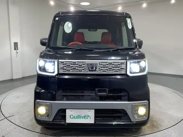 ダイハツ ウェイク X SA 愛知県 2015(平27)年 7.7万km ブラックマイカメタリック 社外メモリナビ（AVN-Z04i）/・AM/FM/CD/DVD/Bluetooth/・フルセグテレビ/衝突軽減ブレーキ/片側パワースライド/ETC/LEDヘッドライト/純正14インチアルミホイル/オートエアコン/オートライト/プッシュスタートボタン/スマートキー/フロアマット/保証書/取扱説明書