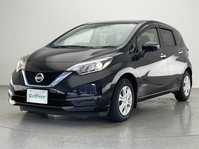 日産 ノート e－パワー X 神奈川県 2017(平29)年 7.8万km スーパーブラック 純正ナビ　全方位カメラ　スマートルームミラー　禁煙車　Ｂｌｕｅｔｏｏｔｈ　フルセグＴＶ　ＤＶＤ再生　ＥＴＣ　前後ドラレコ　衝突軽減　ＨＩＤオートライト　レーンキープ　純正フロアマット　プッシュスタート