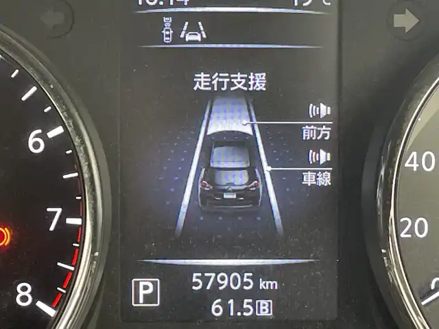 日産 エクストレイル 20X エマージェンシーブレーキ 群馬県 2016(平28)年 5.8万km ダイヤモンドブラック ワンオーナ－純正９型ナビ　フルセグ　アイドリングストップ　衝突被害軽減ブレーキ　レーンアシスト　オートライト　ＬＥＤヘットライト　電動格納ミラー　前方ドライブレコーダー　ＥＴＣ　スマートキー　禁煙車