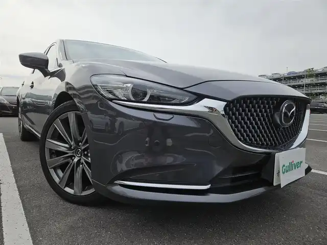 マツダ アテンザ セダン XD Lパッケージ 福岡県 2018(平30)年 7.4万km マシーングレープレミアムM 〇４WD/〇純正8インチナビ/〇フルセグTV/〇バックカメラ/〇360度ビューモニター/〇ETC/〇レーダークルーズコントロール/〇スマートサポートブレーキ/〇レーンキープアシスト/〇コーナーセンサー/〇ツインターボ/〇LEDヘッドランプ/〇左右独立温度調整オートエアコン/〇革巻きステアリングホイール/ステアリングヒーター/〇ナッパ革シート/〇パワーシート/シートヒーター/〇純正19インチアルミホイール/〇アドバンストキーレスエントリーシステム/〇禁煙車