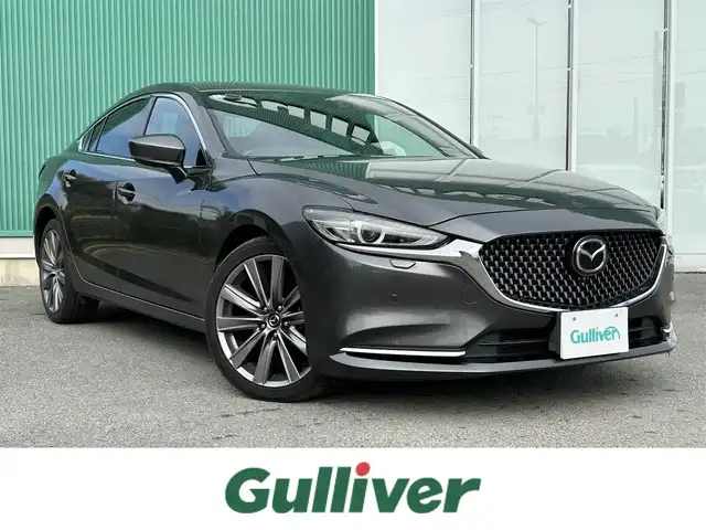 マツダ アテンザ セダン XD Lパッケージ 福岡県 2018(平30)年 7.4万km マシーングレープレミアムM 〇4WD/〇純正8インチナビ/〇フルセグTV/〇360度ビューモニター/〇レーダークルーズコントロール/〇前後パーキングセンサー/〇衝突被害軽減ブレーキ/〇AT誤発進抑制/〇車線逸脱防止支援/〇ブラインドスポットモニタリング/〇標識認識/〇ヘッドアップディスプレイ/〇ツインターボ/〇LEDヘッドランプ/〇革巻きステアリングホイール/〇ステアリングヒーター/〇ブラウンナッパ革シート/〇全席シートヒーター/〇前席パワーシート/ベンチレーション/〇運転席シートメモリー/〇純正19インチアルミホイール/〇スマートキー/プッシュエンジンスタート/〇禁煙車