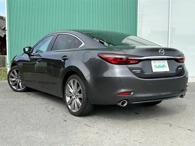 マツダ アテンザ セダン XD Lパッケージ 福岡県 2018(平30)年 7.4万km マシーングレープレミアムM 〇4WD/〇純正8インチナビ/〇フルセグTV/〇360度ビューモニター/〇レーダークルーズコントロール/〇前後パーキングセンサー/〇衝突被害軽減ブレーキ/〇AT誤発進抑制/〇車線逸脱防止支援/〇ブラインドスポットモニタリング/〇標識認識/〇ヘッドアップディスプレイ/〇ツインターボ/〇LEDヘッドランプ/〇革巻きステアリングホイール/〇ステアリングヒーター/〇ブラウンナッパ革シート/〇全席シートヒーター/〇前席パワーシート/ベンチレーション/〇運転席シートメモリー/〇純正19インチアルミホイール/〇スマートキー/プッシュエンジンスタート/〇禁煙車