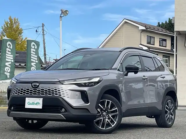トヨタ カローラ クロス ハイブリッド Z 宮城県 2025(令7)年 0.1万km メタルストリームM 純正ナビ 10.5インチ/ＡＭ／ＦＭ／Ｂｌｕｅｔｏｏｔｈ／Ｍｉｒａｃａｓｔ／フルセグＴＶ/レーダークルーズコントロール/ブラインドスポットモニター/プリクラッシュセーフティ/レーンディパーチャーアラート/レーントレーシングアシスト/クリアランスソナー/ハンドルヒーター/シートヒーター/運転席パワーシート/オートハイビーム（ＬＥＤ）/パワーバックドア/ＥＴＣ２．０/純正フロアマット/ハーフレザーシート/スペアキー×１/純正AWサマータイヤ225/50/R18
