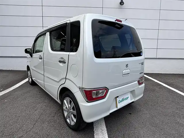 スズキ ワゴンＲ HYBRID FX リミテッド 長崎県 2019(令1)年 4.2万km ピュアホワイトP ワンオーナー/社外メモリナビ/（CD/DVD/BT/フルセグ）/バックカメラ/衝突軽減システム/レーンアシスト/ヘッドアップディスプレイ/ドライブレコーダー/オートライト/スマートキー/プッシュスタート/シートヒーター/ETC/純正14インチAW